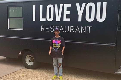 Jaden Smith launches a pop-up food truck, I Love You Restaurant, for the homeless in Los Angeles